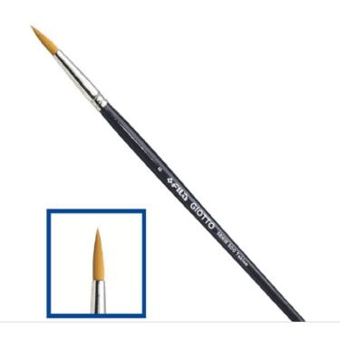 Imagem de Pincel Redondo N° 6 Art 500 Taklon Giotto - Caixa 12 Unid.