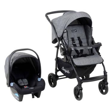 Imagem de Travel System Burigotto Carrinho de Bebê RIO 22 com Bebê Conforto Materna