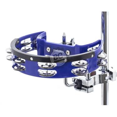 Imagem de Pandeirola Liverpool Meia Lua Azul com presilha para fixar em ferragens e hastes em geral (11445)