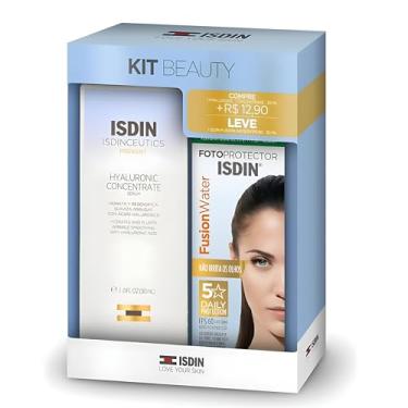 Imagem de Kit Isdin Sérum Hyaluronic Concentrate 30ml + Protetor Solar Facial Fusion Water Fps 60 30ml