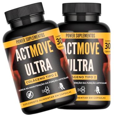 Imagem de 2 Actmove Ultra Colágeno Tipo 2 60 Cápsulas