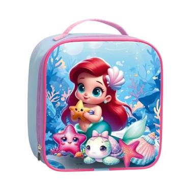 Imagem de Lancheira Infantil Térmica com Alça Escolar Menina – Mantém Alimentos Frescos, Ideal para Escola e Passeios