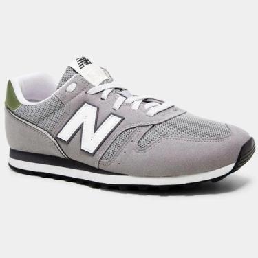 Imagem de Tênis New Balance 373 V2 Masculino - Cinza e Preto, 41