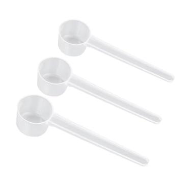Imagem de Colher de medição de cabo longo (5 ml) para café, especiarias, grãos, proteína em pó e ingredientes secos, pacote com 3