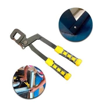Imagem de Alicate Puncionador Drywall Profissional Prendedor Perfil 12 Polegadas 300mm Gesseiro Reforçado