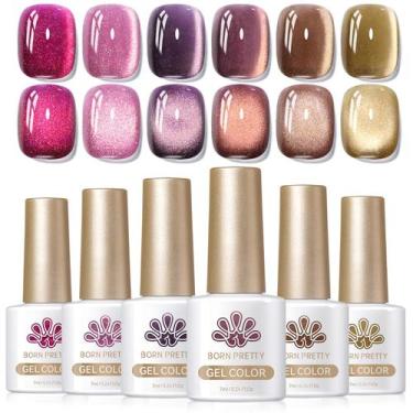 Imagem de Esmalte de unhas Born Pretty Cat Magnetic Eye Gel 7 mL (6 unidades)
