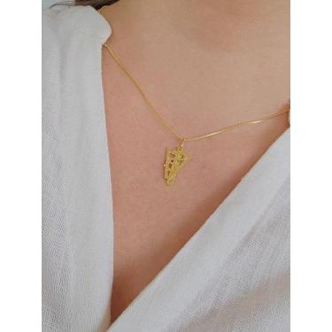 Imagem de Colar Profissão Veterinária Banho Ouro 18K - Lua Mia Joias