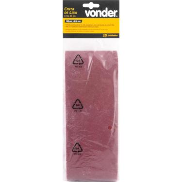 Imagem de Cinta Lixa 100x610mm G60 com 10 peças Vonder