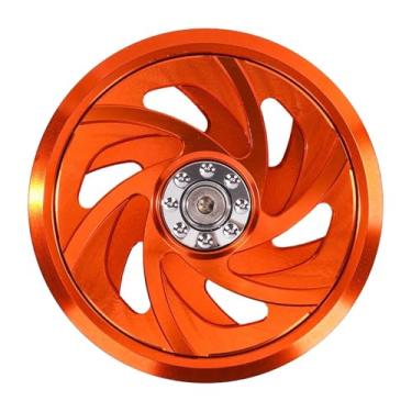 Imagem de QccHieUs Protetor de ventoinha, protetor de ventoinha de refrigeração do motor, de entrada de ar da motocicleta, lateral do motor, Laranja