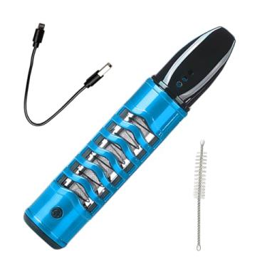 Imagem de Tuxihapp Cachimbo preguiçoso sem cinzas, cinzeiro de carregamento USB automático sem chamas sem queda de cinzas, suporte de cigarro portátil para carro, isqueiro elétrico de tungstênio para a maioria