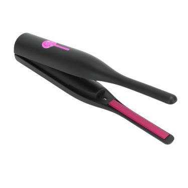 Imagem de ASHATA Chapinha Lápis, Alisador de Cabelo Sem Fio e Modelador para Cabelos Curtos e Barba Masculina, Mini Alisador de Cabelo para Bordas, Aquecimento Rápido para Todos Os Tipos de (Preto)