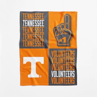 Imagem de Cobertor NCAA Tennessee Volunteers oficialmente licenciado para bebê, 101 x 127 cm, poliéster leve e macio, design dominó