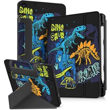 Imagem de Miss Adola Capa para Samsung Galaxy Tab A9 Plus com suporte para caneta – para meninas, mulheres, meninos, desenho fofo, anime, kawaii, divertido, protetor com suporte para Galaxy Tab A9+, capa de 11