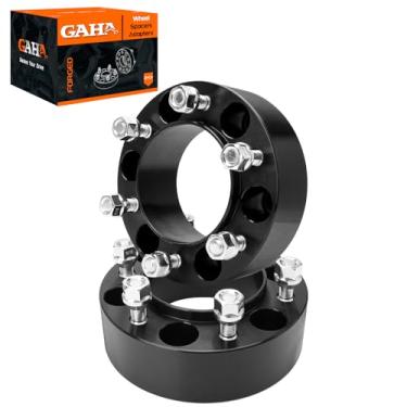 Imagem de 2 peças 6 x 5,5 espaçadores de roda M12 x 1,5 pinos compatíveis com Toyota 4Runner 1995-2023, Tacoma 1989-2024, Tundra FJ Cruiser Sequoia Pickup Lexus GX460 GX470 LX450 106 mm furo do cubo 6x139,7