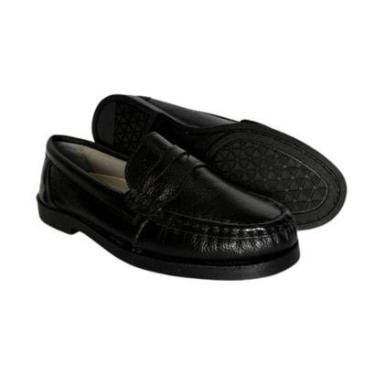 Imagem de Mocassim Masculino Couro Preto Confortável Social-Masculino