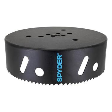 Imagem de Spyder Serra de furo bimetálico de 16 cm para aço, madeira embutida em pregos e plásticos, passo de dente variável