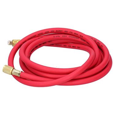 Imagem de Matybobe Mangueira de carregamento de refrigerante ar condicionado tubo de flúor acessórios para ferramentas de reparo de carro (R410 dedicado 3 metros, único)