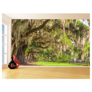 Imagem de Papel De Parede 3D Estrada Caminho Paisagem 3,5M Nes121 - Você Decora