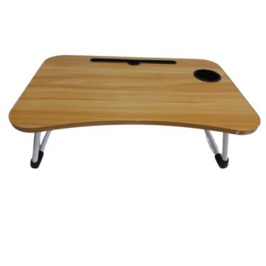 Imagem de Mesa Mesinha Dobrável Suporte Apoio Para Notebook Portátil (Marrom)