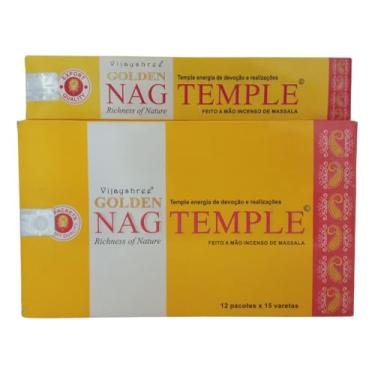 Imagem de Incenso Massala Vijayshree Golden Nag Templo Cx.12un.15g