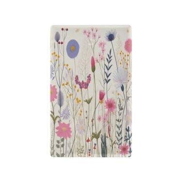 Imagem de Blueangle Placa de parede decoradora de capa em branco, tamanho padrão 1 gangue flores silvestres coloridas capa de interruptor para quarto de escritório em casa 4,53 x 2,76 polegadas (795)
