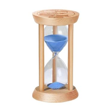 Imagem de Temporizador de areia de 5 minutos, ampulheta de madeira de 5 minutos, mini relógio de areia de madeira, sandglass de cinco minutos, Reloj De Arena, vidro de hora pequeno para temporizador de escova