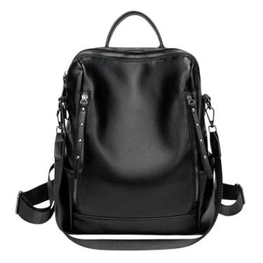 Imagem de Bolsa Feminina De Costa Couro Social Elegante Bag Moda Luxo (Preta)