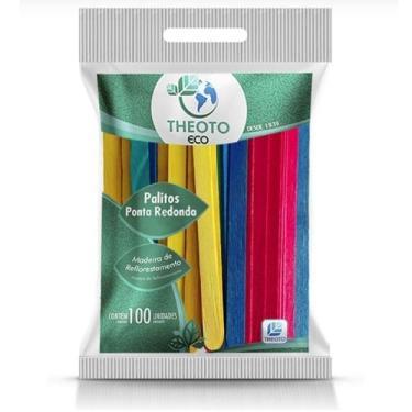 Imagem de Palito sorvete redondo colorido 486902 - JANDAIA, 3