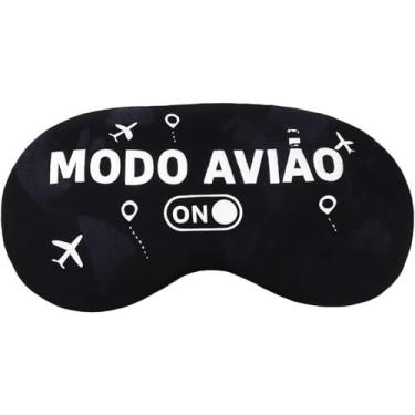 Imagem de Máscara de Olhos de Dormir Descanso Com Gel, 20x10,5 Cm, Quente e Fria (Modo Avião)