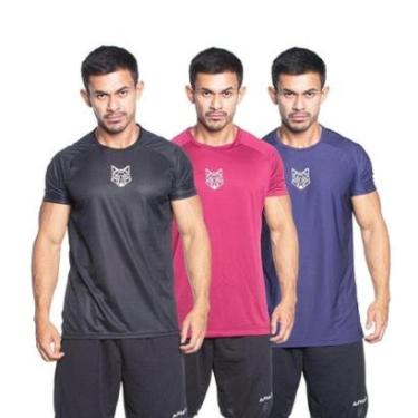 Imagem de Kit 3 Camisetas Masculina Dry Alpha Co-Masculino