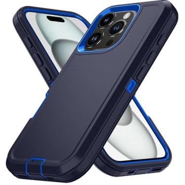 Imagem de Capa protetora à prova de choque para iPhone 16 11 12 13 14 15 17 Pro Max XS Max 7 8 16E, capa traseira rígida com clipe