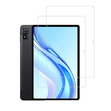 Imagem de WUNIAK Protetor de tela para tablet DOOGEE Tab E3plus Android 15 de 12 polegadas, película de vidro temperado HD resistente a arranhões para DOOGEE Tab E3plus, proteção contra quedas, sensível ao