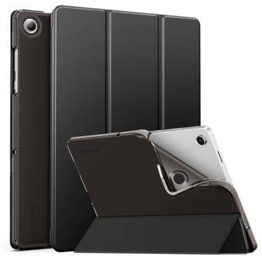 Imagem de MoKo Capa para Samsung Galaxy Tab A11 Plus 11 polegadas 2025/ Tab A9 Plus 11 polegadas 2023 com capa protetora traseira translúcida de TPU macio, capa para tablet A11+/A9+, despertar/hibernar