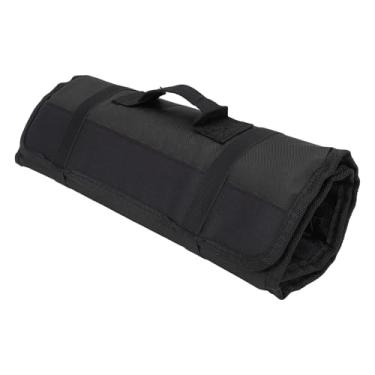 Imagem de Generic Saco de Faca de Chef Portátil Multi Funcional Suportes Protetores para Casa Cozinha Viagem Acampamento, Lona 22.4x14.0in (Preto)