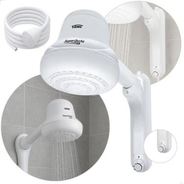 Imagem de Chuveiro Super Ducha Eletrônica Resistência Blindada 220V - FAME