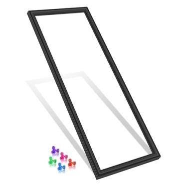 Imagem de Gaxeta de porta de geladeira Upgaded W0404515 compatível com Atosa MBF8002GR Congelador de alcance de duas portas 156.0 cm x 61.0 cm Preto