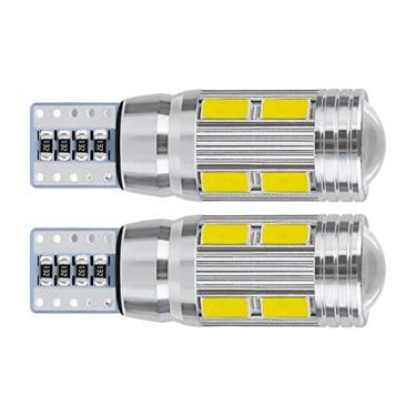 Imagem de Yctze Lâmpada LED para Carro Super Brilhante para Leitura da Placa de Licença 2pcs T10 5730 5630 10SMD (WHITE)