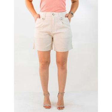 Imagem de Short Feminino Mom Linho Cintura Alta Candy Colors Anticorpus-Feminino