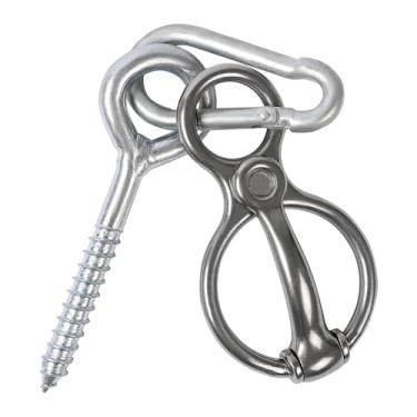 Imagem de Vaveren Anéis de amarração para cavalos, equipamentos de treinamento, fechos de encaixe rápido, acessórios profissionais para cavalos, arreios e suprimentos