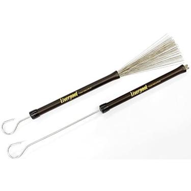 Imagem de Baqueta Liverpool Vassourinha Classic Medium Brush Aço