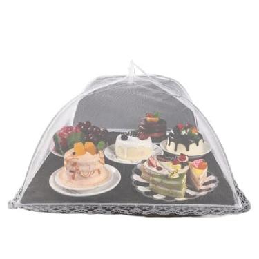 Imagem de Kit 3 Protetores Tela Mosquiteiro Para Alimentos Fruta E Bolo Flexível Anti Inseto Telado (3,M)