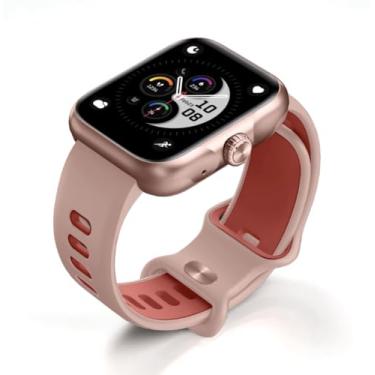 Imagem de ACTION WEARZONE | ALEXA integrada | A PROVA D'ÁGUA, GPS integrado | Smartwatch Esportivo (Rose-gold)