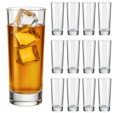 Imagem de Copos Shot, YULEER 2oz Clear Heavy Base Conjunto de Óculos de Tiro, Copo de Tiro para Espíritos e Bebidas