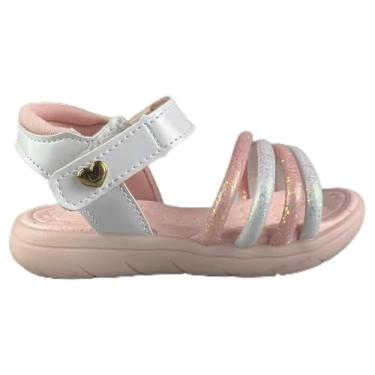 Imagem de Sandália Papete Kidy Light Infantil Menina LED Luzes Anatômica Confortável