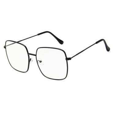 Imagem de Óculos de Sol Punk com Armação Grande em Metal e Cores Vibrantes, Proteção UV400, para Esportes ao Ar Livre, Corrida e Ciclismo, Preto e Transparente