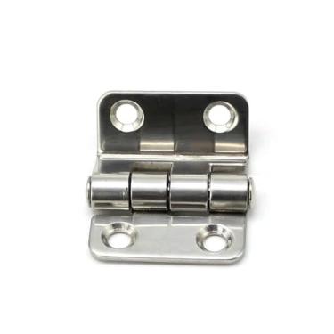 Imagem de Dobradiça curva de ângulo reto 304 aço inoxidável equipamento industrial dobradiça de ferro para porta de armário 1 peça (aço inoxidável 304)