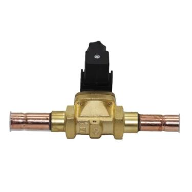 Imagem de Tipo de soldagem Válvula solenoide de congelador de ar condicionado O diâmetro interno do tubo soldado é de 16 mm 1078/5 (DC24V)