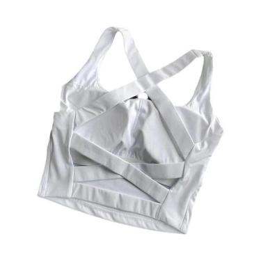 Imagem de Top De Yoga Feminino Respirável Com Efeito Push up Para Fitness E Corr