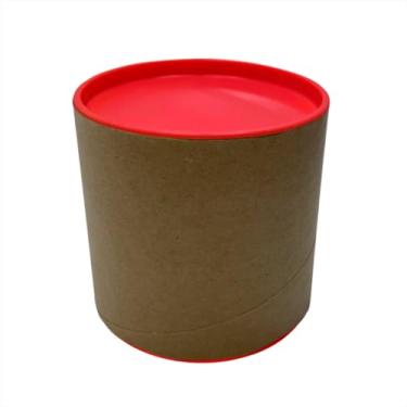 Imagem de Kit 30 Tubo Lata 8x8 Lembrancinha Aniversário Dia das Crianças Porta Doce (Vermelho)