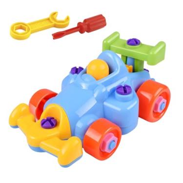 Imagem de Carrinho de Brinquedo Fórmula 1 Infantil para Montar e Desmontar com Ferramentas, Colorido